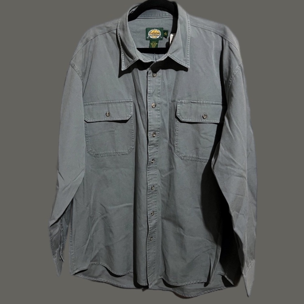 Cabelas canvas stonewash shirt Size XL tall new with tags